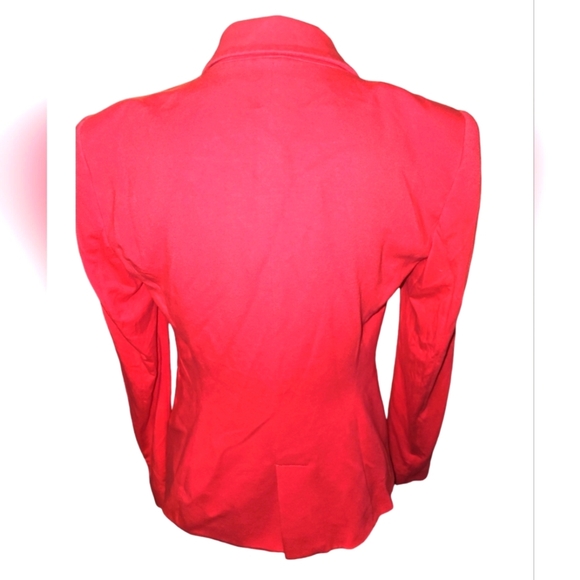 Zara Basic Blazer shoulder Pads Suit Jacket Blazer Size False Pockets Medium - Picture 5 of 11